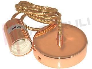 Immagine di PENDANT IN METALLO RAMATO LUCIDO L=1,5MT.