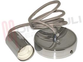 Visualizza i dettagli per PENDANT IN METALLO ARGENTO LUCIDO L=1,5MT. Immagine di PENDANT IN METALLO ARGENTO LUCIDO L=1,5MT.