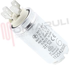 Visualizza i dettagli per CONDENSATORE 6MF 400V METALLICO Immagine di CONDENSATORE 6MF 400V METALLICO