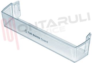 Immagine di BALCONCINO BOTTIGLIE TRASPARENTE BLU 493X100X105MM.