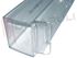 Immagine di BALCONCINO BOTTIGLIE TRASPARENTE BLU 493X100X105MM.