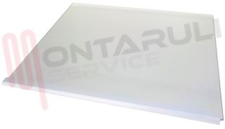 Immagine di RIPIANO IN VETRO 450X355MM. CON PROFILI
