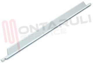 Immagine di PROFILO POSTERIORE BIANCO RIPIANO VETRO CM.50