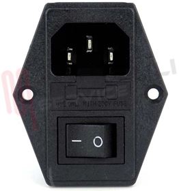 Visualizza i dettagli per PRESA TRIPOLARE INTERRUTTORE E PORTAFUSIBILE Immagine di PRESA TRIPOLARE INTERRUTTORE E PORTAFUSIBILE