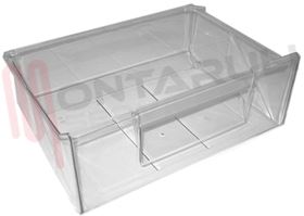 Visualizza i dettagli per CASSETTO CONGELATORE TRASPARENTE 405X290X155/140MM. Immagine di CASSETTO CONGELATORE TRASPARENTE 405X290X155/140MM.