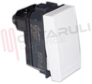 Immagine di PULSANTE 1P NO 10A BIANCO SERIE LIGHT