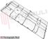 Immagine di GRIGLIA 2 FUOCHI FILO 478X200MM. CROMATA SAMET