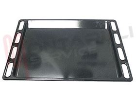 Visualizza i dettagli per LECCARDA FORNO SMALTATA NERA 446X358X20MM. Immagine di LECCARDA FORNO SMALTATA NERA 446X358X20MM.