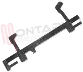 Visualizza i dettagli per GANCIO PORTA MICROONDE L= 153MM. Immagine di GANCIO PORTA MICROONDE L= 153MM.