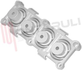 Visualizza i dettagli per TASTIERA 4 TASTI BIANCHI VESTEL Immagine di TASTIERA 4 TASTI BIANCHI VESTEL