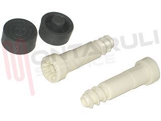 Immagine di PIEDINO IN PLASTICA + GOMMINO 'LAVAMAT89' KIT 4PZ.