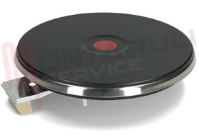 Visualizza i dettagli per PIASTRA ELETTRICA 2000W 230V D.180MM. Immagine di PIASTRA ELETTRICA 2000W 230V D.180MM.