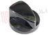 Immagine di MANOPOLA FUOCO NERA LUCIDA INDESIT RESTYLING D.6MM.