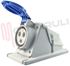 Immagine di PRESA FISSA PARETE CEE 90° 2P+T 32A 250V IP44 BLU GEWISS