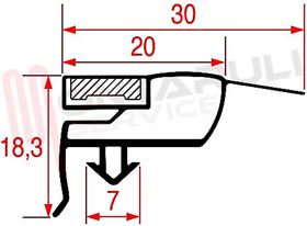 Visualizza i dettagli per GUARNIZIONE MAGNETICA 4L GRIGIA 1640X520MM. SEZ.1005 Immagine di GUARNIZIONE MAGNETICA 4L GRIGIA 1640X520MM. SEZ.1005