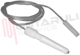 Visualizza i dettagli per CANDELETTA ACCENSIONE BRUCIATORE L=56,7MM. Immagine di CANDELETTA ACCENSIONE BRUCIATORE L=56,7MM.