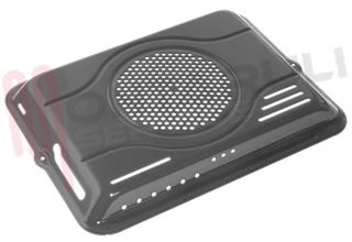 Immagine di SCHIENALE DEFLETTORE FORNO NERO SMEG