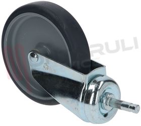 Visualizza i dettagli per RUOTA CON SNODO GIREVOLE PER CARRELLI Immagine di RUOTA CON SNODO GIREVOLE PER CARRELLI