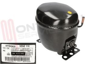 Visualizza i dettagli per KIT COMPRESSORE R600A EMBRACO VEGZ11C Immagine di KIT COMPRESSORE R600A EMBRACO VEGZ11C
