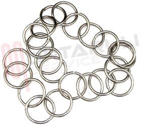 Visualizza i dettagli per CATENA PER LAMPADARI TIPO RUSTICA METALLIZZATA TONDA L=87CM. Immagine di CATENA PER LAMPADARI TIPO RUSTICA METALLIZZATA TONDA L=87CM.