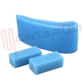 Visualizza i dettagli per KIT FILTRI BLU POLTI AS800 Immagine di KIT FILTRI BLU POLTI AS800