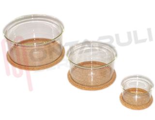 Immagine di SET 3 CIOTOLE IN VETRO PER MICROONDE 2,5/1,0/0,25LT.