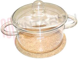Immagine di SET CIOTOLA CON COPERCHIO IN VETRO PER MICROONDE 1,0LT