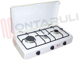Visualizza i dettagli per FORNELLO 3 FUOCHI GRIGLIA PIATTINA E P. ESTR. VALV. GPL Immagine di FORNELLO 3 FUOCHI GRIGLIA PIATTINA E P. ESTR. VALV. GPL