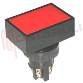 Visualizza i dettagli per PULSANTE ROSSO RETTANGOLARE NC+NA Immagine di PULSANTE ROSSO RETTANGOLARE NC+NA