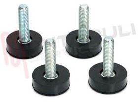 Visualizza i dettagli per PIEDINO 10MA UNIVERSALE PER LAVATRICE KIT 4PZ. Immagine di PIEDINO 10MA UNIVERSALE PER LAVATRICE KIT 4PZ.