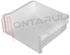 Immagine di CASSETTO VERDURA BIANCO 440X410XH.175MM.