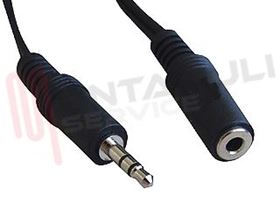 Visualizza i dettagli per CAVO AUDIO JACK MASC. 3,5MM / JACK 3,5MM FEMM. MT.3 STEREO Immagine di CAVO AUDIO JACK MASC. 3,5MM / JACK 3,5MM FEMM. MT.3 STEREO