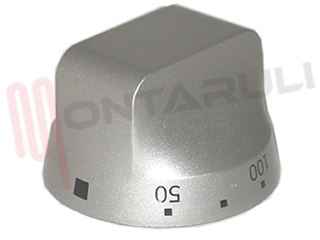 Immagine di MANOPOLA TERMOSTATO FORNO SILVER DIA.6MM.