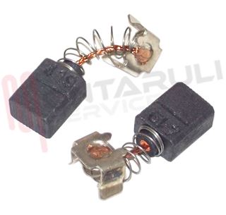 Immagine di COPPIA SPAZZOLE MAK HP1500/1-HP2030/1 CB419 6X9X11MM.