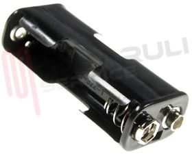 Visualizza i dettagli per PORTABATTERIA 2 AA STILO Immagine di PORTABATTERIA 2 AA STILO