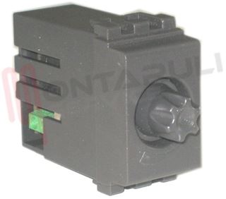 Immagine di INTERRUTTORE DIMMER RESISTIVO 300W GRIGIO SERIE ARC