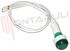 Immagine di SEGNALATORE FILET. 9,5MM CON FILI 250V VERDE