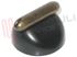 Immagine di MANOPOLA RUSTICA ANTRACITE-OTTONE DIAM. 6MM.