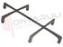 Immagine di GRIGLIA 2 FUOCHI GHISA 430X230X48MM. WHIRLPOOL