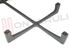 Immagine di GRIGLIA 2 FUOCHI GHISA 430X230X48MM. WHIRLPOOL
