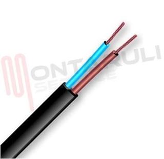 Immagine di CAVO VINILGOMMA PIATTO 2X0,75MMQ NERO H03VVH2-F