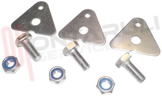 Immagine di KIT PERNI M10 INOX CON PIASTRINA PER CROCIERA CESTO
