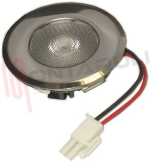 Immagine di FARETTO PER CAPPA F55 2,5W 12V 4000K A LED CON VETRINO