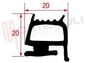 Visualizza i dettagli per GUARNIZIONE PER CELLA BIANCA A METRO SEZ.9796 Immagine di GUARNIZIONE PER CELLA BIANCA A METRO SEZ.9796