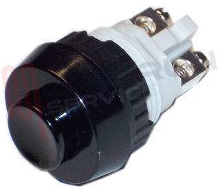 Immagine di PULSANTE UNIPOLARE NERO 0,7A 250V N.A.