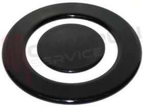 Visualizza i dettagli per PIATTELLO CORONA+CENTRALE SMALTATO NERO Immagine di PIATTELLO CORONA+CENTRALE SMALTATO NERO