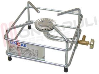 Immagine di FORNELLONE 20X20CM. BRUCIATORE PICCOLO LINCAR MOD.1200