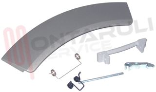 Immagine di KIT MANIGLIA OBLO' ASCIUGATRICE SILVER L=21,7CM.
