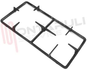 Visualizza i dettagli per GRIGLIA 2 FUOCHI GHISA 410X210MM. GLEMGAS Immagine di GRIGLIA 2 FUOCHI GHISA 410X210MM. GLEMGAS