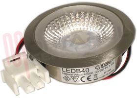 Visualizza i dettagli per FARETTO PER CAPPA F50 1,1W 12VDC A LED 4000K CON VETRINO Immagine di FARETTO PER CAPPA F50 1,1W 12VDC A LED 4000K CON VETRINO